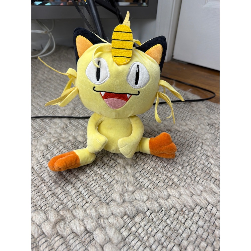 Pokemon Meowth Plush Toy Unisex 9in Yellow WCT Wicked Cool Toys 2018